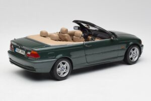 BMW 3 E46 Kabrioletas Žalias Kyosho 1:18 80430009757 Metalas - nuotrauka 3 iš 8