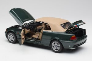 BMW 3 E46 Kabrioletas Žalias Kyosho 1:18 80430009757 Metalas - nuotrauka 5 iš 8