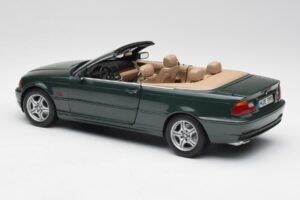 BMW 3 E46 Kabrioletas Žalias Kyosho 1:18 80430009757 Metalas - nuotrauka 7 iš 8