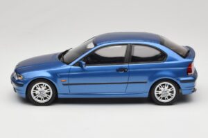 BMW 318ti E46 Compact Estoril Blue Otto 1:18 OT462 Derva - nuotrauka 3 iš 6