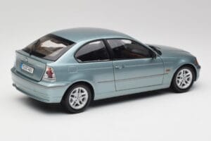 BMW 325Ti E46 Compact Šviesiai Mėlynas Metalinis Kyosho 1:18 80430024439 Metalas - nuotrauka 3 iš 8