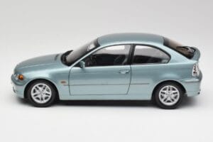 BMW 325Ti E46 Compact Šviesiai Mėlynas Metalinis Kyosho 1:18 80430024439 Metalas - nuotrauka 4 iš 8