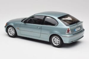 BMW 325Ti E46 Compact Šviesiai Mėlynas Metalinis Kyosho 1:18 80430024439 Metalas - nuotrauka 7 iš 8