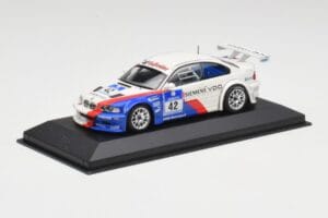 BMW M3 GTR E46 #42 J. Muller / D. Muller / H-J. Stuck / P. Lamy 24 Hours Nurburgring Winner 2004 Minichamps 1:43 444042342 Me - nuotrauka 2 iš 4