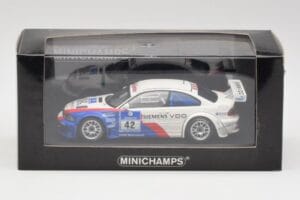 BMW M3 GTR E46 #42 J. Muller / D. Muller / H-J. Stuck / P. Lamy 24 Hours Nurburgring Winner 2004 Minichamps 1:43 444042342 Me - nuotrauka 4 iš 4