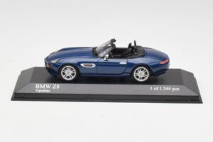 BMW Z8 E52 Topazas Mėlynas Minichamps 1:43 431028740 Metalas