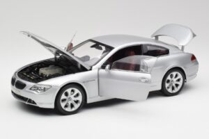 BMW 645Ci E63 Sidabrinis Kyosho 1:18 80430153285 Metalas - nuotrauka 2 iš 8
