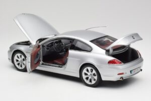 BMW 645Ci E63 Sidabrinis Kyosho 1:18 80430153285 Metalas - nuotrauka 5 iš 8