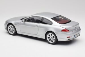 BMW 645Ci E63 Sidabrinis Kyosho 1:18 80430153285 Metalas - nuotrauka 7 iš 8