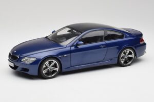 BMW M6 E63 Mėlynas Kyosho 1:18 80430413351 Metalas