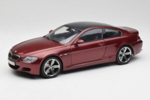 BMW M6 E63 Raudonas Kyosho 1:18 80430398134 Metalas