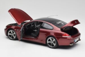 BMW M6 E63 Raudonas Kyosho 1:18 80430398134 Metalas - nuotrauka 5 iš 8