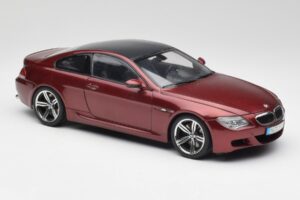 BMW M6 E63 Raudonas Kyosho 1:18 80430398134 Metalas - nuotrauka 6 iš 8
