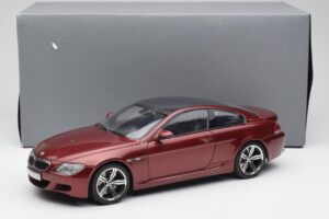 BMW M6 E63 Raudonas Kyosho 1:18 80430398134 Metalas - nuotrauka 8 iš 8