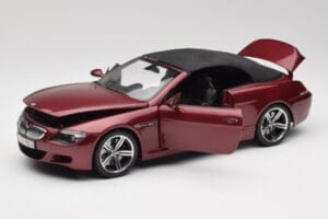 BMW M6 E64 Kabrioletas Raudonas Kyosho 1:18 80430417423 Metalas - nuotrauka 2 iš 8