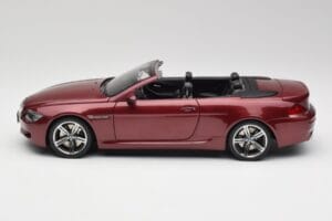 BMW M6 E64 Kabrioletas Raudonas Kyosho 1:18 80430417423 Metalas - nuotrauka 4 iš 8