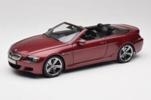 BMW M6 E64 Kabrioletas Raudonas Kyosho 1:18 80430417423 Metalas