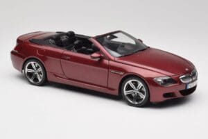 BMW M6 E64 Kabrioletas Raudonas Kyosho 1:18 80430417423 Metalas - nuotrauka 6 iš 8