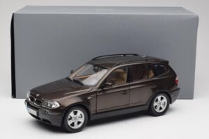 BMW X3 E83 3.0d Tamsiai Rudas Metalinis Kyosho 1:18 80430300736 Metalas - nuotrauka 8 iš 8