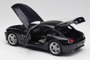 BMW Z4 E86 M Coupe Juodas Kyosho 1:18 08583BK Metalas - nuotrauka 5 iš 8