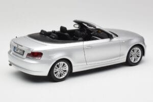 BMW 135i E88 Kabrioletas Titan Sidabrinis Kyosho 1:18 80430427021 Metalas - nuotrauka 3 iš 8