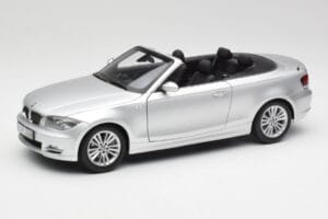 BMW 135i E88 Kabrioletas Titan Sidabrinis Kyosho 1:18 80430427021 Metalas