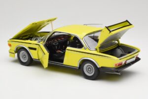 BMW 3.0 CSL E9 Geltonas Minichamps 1:18 180029028 Metalas - nuotrauka 5 iš 8