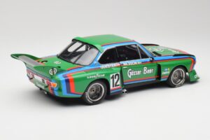 BMW 3.5 CSL E9 Gruppe 5 #12 H. Quester / G. Nilsson Zeltweg Winner 1976 Minichamps 1:18 180762012 Metalas - nuotrauka 3 iš 8