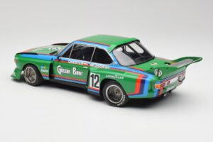 BMW 3.5 CSL E9 Gruppe 5 #12 H. Quester / G. Nilsson Zeltweg Winner 1976 Minichamps 1:18 180762012 Metalas - nuotrauka 7 iš 8