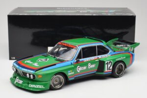 BMW 3.5 CSL E9 Gruppe 5 #12 H. Quester / G. Nilsson Zeltweg Winner 1976 Minichamps 1:18 180762012 Metalas - nuotrauka 8 iš 8