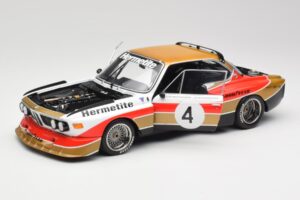 BMW 3.5 CSL E9 Gruppe 5 #4 J. Fitzpatrick / T. Walkinshaw Silverstone Winner 1976 Minichamps 1:18 180762004 Metalas - nuotrauka 2 iš 8