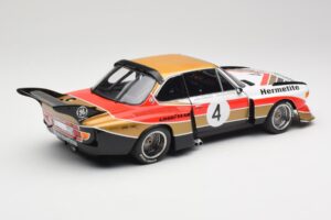 BMW 3.5 CSL E9 Gruppe 5 #4 J. Fitzpatrick / T. Walkinshaw Silverstone Winner 1976 Minichamps 1:18 180762004 Metalas - nuotrauka 3 iš 8