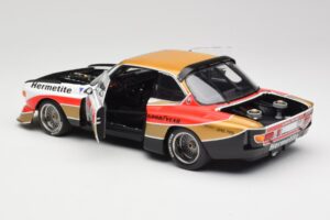 BMW 3.5 CSL E9 Gruppe 5 #4 J. Fitzpatrick / T. Walkinshaw Silverstone Winner 1976 Minichamps 1:18 180762004 Metalas - nuotrauka 5 iš 8
