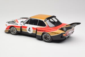 BMW 3.5 CSL E9 Gruppe 5 #4 J. Fitzpatrick / T. Walkinshaw Silverstone Winner 1976 Minichamps 1:18 180762004 Metalas - nuotrauka 7 iš 8