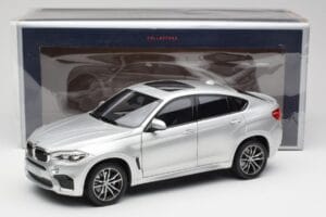 BMW X6 M F86 Sidabrinis Norev 1:18 183200 Metalas - nuotrauka 8 iš 8