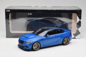 BMW M2 F87 CS Misano Mėlynas & Auksiniai Ratai Minichamps 1:18 155021027 Metalas - nuotrauka 6 iš 6