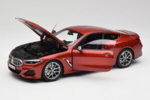 BMW M850i G15 Oranžinis Metallic Norev 1:18 183285 Metalas - nuotrauka 2 iš 8