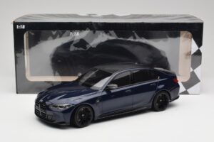 BMW M3 G80 Portimao Blue Minichamps 1:18 155020201 Metalas - nuotrauka 6 iš 6