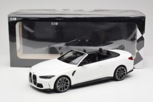 BMW M4 G82 Kabrioletas Alpine White Minichamps 1:18 155021031 Metalas - nuotrauka 6 iš 6