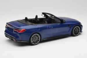 BMW M4 G82 Kabrioletas Frozen Portimao Blue Minichamps 1:18 155021030 Metalas - nuotrauka 2 iš 6