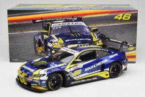BMW M4 GT3 G82 #46 A. Farfus / V. Rossi Team WRT 24 Hours of Spa 2023 Minichamps 1:18 113232646 Metalas - nuotrauka 8 iš 8