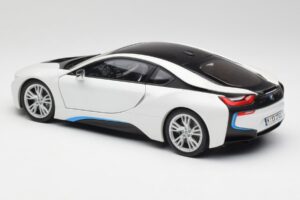 BMW i8 Crystal Baltas Paragon 1:18 80432336841 Metalas - nuotrauka 7 iš 8