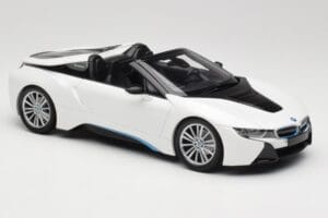 BMW i8 Roadster I15 Baltas Metalinis Minichamps 1:18 155027031 Metalas - nuotrauka 4 iš 6