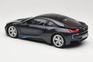 BMW i8 Sophisto Grey Minichamps 1:18 80432336842 Metalas - nuotrauka 7 iš 8