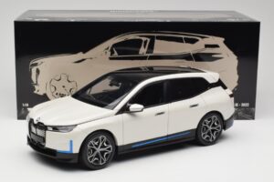 BMW iX Alpine White Minichamps 1:18 110023102 Metalas - nuotrauka 8 iš 8