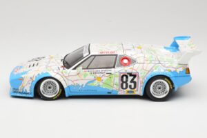 BMW M1 #83 D. Quester / D. Pironi / M. Mignot 24 Hours of Le Mans 1980 Minichamps 1:18 80430137893 Metalas - nuotrauka 4 iš 8