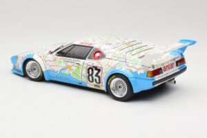 BMW M1 #83 D. Quester / D. Pironi / M. Mignot 24 Hours of Le Mans 1980 Minichamps 1:18 80430137893 Metalas - nuotrauka 7 iš 8