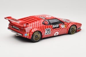 BMW M1 BASF GS Sport #35 H-J. Stuck / H. Heyer 6 Hours of Silverstone 1981 Minichamps 1:18 155812935 Metalas - nuotrauka 2 iš 6