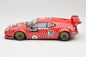 BMW M1 BASF GS Sport #35 H-J. Stuck / H. Heyer 6 Hours of Silverstone 1981 Minichamps 1:18 155812935 Metalas - nuotrauka 3 iš 6