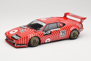 BMW M1 BASF GS Sport #35 H-J. Stuck / H. Heyer 6 Hours of Silverstone 1981 Minichamps 1:18 155812935 Metalas
